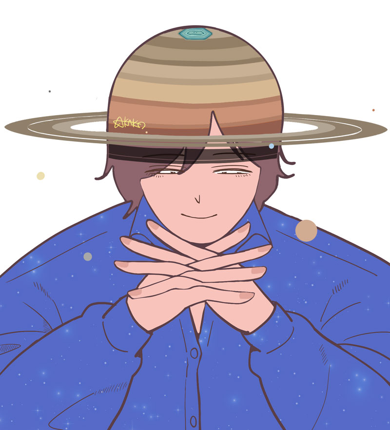 『土星人』　Photoshop